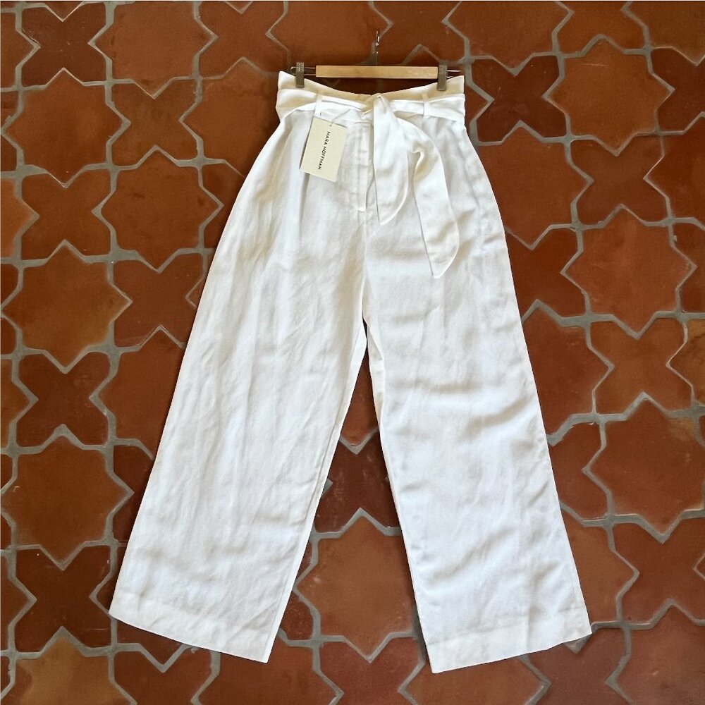 Mara Hoffman Paperbag Pants Size 6 - Picture 8 of 10